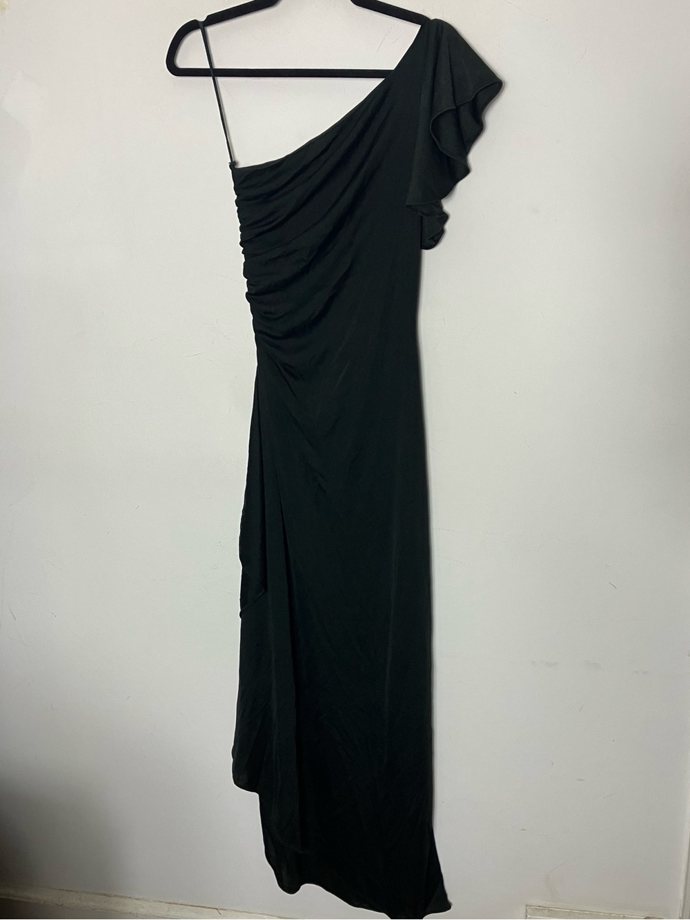 Vintage Climax Karen‎ Okada For David Howard Black One Shoulder Dress 5/6 Small